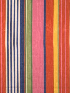 multicolored striped fabric with vertical stripes