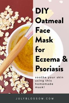 Diy Oatmeal Face Mask, Face Mask For Redness, Oats Face Mask, Oatmeal Face Mask, Oatmeal Mask, Diy Oatmeal, Itchy Face, Mask For Dry Skin, Homemade Oatmeal