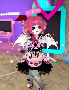 C.A. Cupid from Monster High in Royale High Royale High Clawdeen, Royale High Haunted Outfit, Royale High When I Grow Up, Rainbow Dash Royale High, Hazbin Hotel Royale High, Haunted Royale High, Royale High Monster High Outfits, When I Grow Up Royale High, Rh Cosplay Ideas