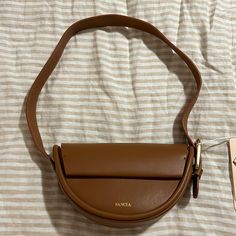 Nwt, Perfect For Fall Brown Flap Bag With Dust Bag For Daily Use, Modern Saddle Bag With Dust Bag For Everyday, Mini Bags, Mini Bag, Bag Lady, Women Shopping, Color