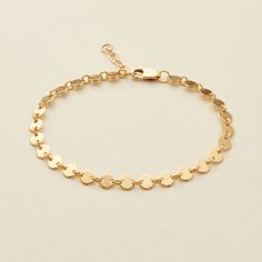 This pretty poppy bracelet is perfect for stacking or worn alone for that touch of shimmer. It's striking and minimal all in one. This bracelet comes with .5" extender in addition to the length selected. Made By Mary, Rectangle Necklace, Circle Bracelet, Gold Bar Necklace, Disc Necklace, Drop Necklace, Personalized Necklace, Silver Rose Gold, Bar Necklace