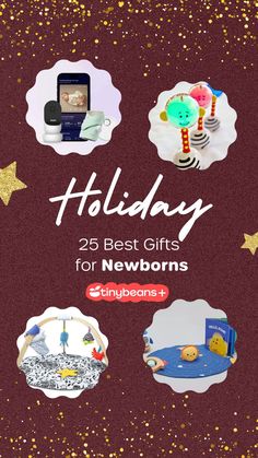 Baby’s first holiday season is pure magic, and we’ve got the best newborn baby gifts to make it extra special for all the 0 to 6-month-olds on your list. You’ll find tummy-time faves, educational toys, and cuddly stuffies to love on. Shopping for lot Gifts For Newborn Babies, Gifts For Newborn, Baby Gifts To Make, Gifts To Make, Curated Gift Boxes, Newborn Babies