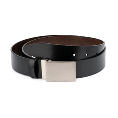 "Buy Mens Belt With Buckle - Black Leather Belt - Mens Black Dress Belt - Leather Belt For Men - Belt For Suit - Genuine Leather Belt BELT SIZE: Choose from drop down menu above BELT HEIGHT: 1 3/8\" | 3.5 cm LEATHER: Genuine leather COLOR: Black with Brown inside BUCKLE: Silver color CONDITION: New INCLUDED: Dust bag ALL BELTS ARE MEASURED FROM THE LEATHER PART'S END TO THE MIDDLE HOLE. Usually choose belt two sizes larger than regular jeans size. For example, if you wear jeans in size 32\", the Business Leather Belt Buckles, Black Leather Strap Belts For Formal Occasions, Classic Business Belt With Belt Clip, Modern Business Belt With Belt Clip, Classic Business Belts And Suspenders With Belt Clip, Black Leather Belt For Business, Classic Black Belt With Leather Strap, Black Leather Belts And Suspenders For Business, Elegant Leather Belt With Belt Clip