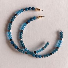 Style your outfit with a couple accessories that enhance the look with a pop of color. Shop these blue bead hoop earrings at https://thirtynineonetwenty.com/shop/blue-bead-hoop-earrings/ #giftideas #hoopearrings #minimalistjewelry #giftideasforher #daintyearrings #simpleearrings #daintyjewelry #simplejewelry #bluehoopearrings #blueearrings #earrings #jewelry #womensearrings #cuteearrings #cutejewelry #bluejewelry #beadearrings #accessories Thirty Nine, Bead Hoop Earrings, Ocean Inspired Jewelry, Stamped Earrings, Handmade Boho Jewelry, Handstamped Bracelet, Hand Stamped Necklace, Summer Earring, Initial Jewelry