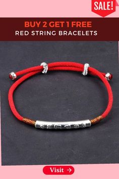 🌺🌸😊 Tibetan Red Bracelet for protection with Mantra. Bring Protection and Good Luck upon you with this Blessed Tibetan Lucky Rope Bracelet. Get inspired by the red string bracelet meaning. Our Tibetan Red string Bracelet is handmade by Tibetan Monks, but more special is the blessings received while being knotted. We offer unique inspirational Red Bracelets for protection. Shop them here >> Symbolic Red Beaded Bracelets For Gifts, Traditional Red Bracelets For Meditation, Red Beaded Bracelets As Festival Gift, Red Spiritual Bracelet For Good Luck, Spiritual Red Bracelet For Good Luck, Red Spiritual Bracelets For Friendship, Red Adjustable Bracelets For Festivals, Red Spiritual Beaded Bracelets With Sliding Knot, Red Spiritual Beaded Bracelets For Blessing