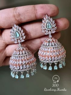 Danglers Earrings, Bridal Necklace Designs, Dangler Earrings, Indian Gowns Dresses, Indian Gowns, Fancy Jewellery