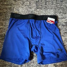 Nwt Puma Boxer Briefs. Size Medium. Blue Sporty Boxer Briefs For Gym, Sporty Blue Boxer Briefs For Gym, Casual Blue Boxer Briefs For Workout, Casual Blue Boxer Briefs With Go-dry Technology, Casual Blue Boxer Briefs With Go-dry, Casual Blue Go-dry Boxer Briefs, Sporty Blue Boxer Briefs With Go-dry Feature, Sporty Blue Boxer Briefs With Go-dry Technology, Sporty Blue Boxer Briefs With Go-dry