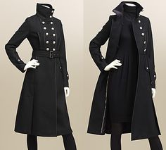 Steampunk Mode, Vestiti Edgy, Military Coat, Dieselpunk, Fantasy Clothing, Fantasy Fashion, Mode Vintage, Gothic Lolita, Character Outfits