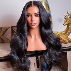 4x4 Lace Closure Wig Body Wave Wig Pre Plucked Natural Hairline Glueless Human Hair Wig Frontal Wig Body Wave, Natural Human Hair, Brazilian Remy Hair, 100 Human Hair Wigs, Lace Body, Body Wave Wig, Body Wave Hair, Lace Closure Wig, Hair Life