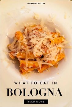 the cover of what to eat in bologna, read more by sherriee cook