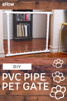 the diy pwc pipe pet gate for dogs