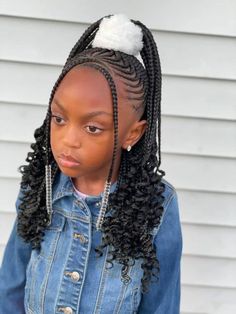 Braids For Black Kids, Girls Braided Hairstyles Kids, Black Kids Braids Hairstyles, Lil Girl Hairstyles, Kid Braid Styles, Cute Braided Hairstyles, Braids Hairstyles Pictures