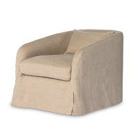 a chair that is sitting in front of a white background with the seat upholstered