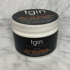 tgin Butter Cream Daily Moisturizer For Natural Hair Dry Hair Shea+ Vitamin E. Daily Moisturizer For Natural Hair, Moisturizer For Natural Hair, Best Drugstore Moisturizer, Organic Natural Hair Products, Drugstore Moisturizer, Loc Method, Dry Natural Hair, Hair Moisturizer, Natural Hair Moisturizer