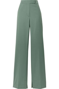 Pants Tailoring, Unusual Gray, Italy Venice, Mode Turban, High Waist Trousers, Fantasy Closet, Pants Green, Green Jeans