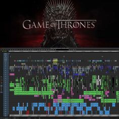 the game of thrones logo on top of a computer screen