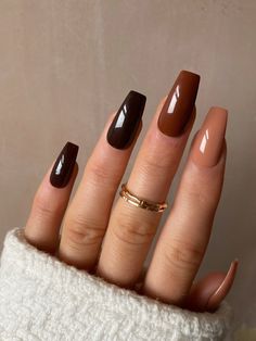 Nail Polishes, Best Acrylic Nails, Cute Acrylic Nails, Ombre Nails, Nude Nails