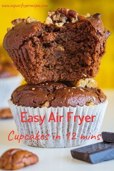 Easy Air Fryer Cupcakes Air Fryer Cupcakes, Air Fryer Recipes Asian, Air Fryer Recipes Uk, Air Fryer Fish Recipes, Make Cupcakes