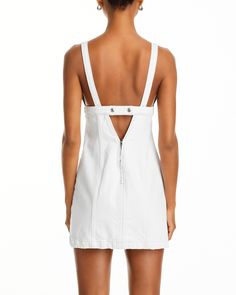 Find RE/DONE Sleeveless Cutout Denim Mini Dress on Editorialist. Re/Done Sleeveless Cutout Denim Mini Dress.Color:White.Size:XS.Material:100% cotton.Dresses. Chic Sleeveless Denim Mini Dress, White Denim Summer Dress, White Denim Dress For Summer, Summer Sleeveless Denim Dress With Adjustable Straps, Sleeveless Denim Dress With Adjustable Straps, Spring Sleeveless Denim Dress With Adjustable Straps, White Sleeveless Cotton Denim Dress, Sleeveless Denim Dress With Adjustable Straps For Spring, White Sleeveless Denim Dress For Spring