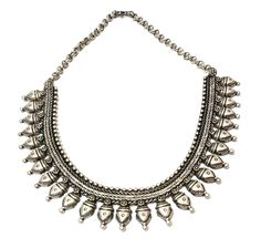 PRICES MAY VARY. STYLE & SUBSTANCE –Rajwada elite Indo-western feel to the jewelry. 16 inch long single line choker for women stylish Necklace. Made from high quality oxidized silver which doesn’t loose its appeal when becoming antique after years. However, always keep it sealed. MADE IN - This Jewelry Is Heritage Of Jaipur Handcrafted by Indian Artisans Devoted To this Craft For Centuries But is Still Trendy, Exquisite & Mesmerizing. Hence These Necklaces Are Not Exact Replicas Of Each Other. L Necklaces Indian, Oxidized Silver Necklace, Collar Necklaces, Texture Metal, Traditional Indian Jewellery, Traditional Jewellery, Stylish Necklace, Metal Necklace, Silver Choker