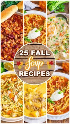 Gimme Some Oven Recipes Soup, Football Sunday Soups, Snow Day Soup Recipes, Great Soups, Different Soups Recipes, Fall Chowder, Winter Crockpot Soups, Crockpot Fall Soups, Soup Recipes For A Crowd