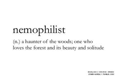 the words nemophilist are written in black and white on a white background