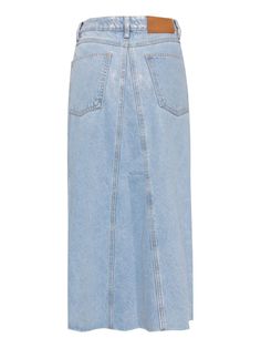 Tout a Coup high-waisted Asymmetric Denim Skirt - Farfetch Luxury High Rise Blue Denim Skirt, Luxury Cotton Denim Blue Skirt, Luxury High-waist Blue Denim Skirt, Luxury High-rise Denim Skirt With Five Pockets, High-waist Distressed Blue Denim Skirt, City Dress, Exclusive Fashion, Summer Beach Wear, Ballet Flat Shoes