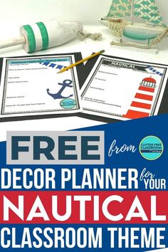 the free decor planner for your nautical classroom