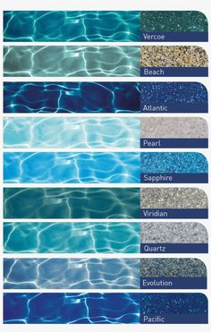 the different types of water that you can use in swimming