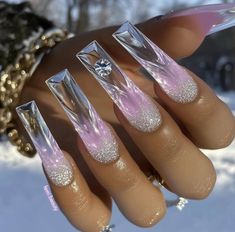 Trap Nails, Neon Toe Nails, Russian Manicure, Pink Glitter Nails, Beautiful Photoshoot Ideas, Girly Acrylic, Grunge Nails, Honest Beauty, Girly Acrylic Nails