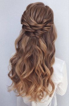 Partial Updo, Wedding Color Palettes, Themes Wedding, Half Up Half Down Hairstyles, Colors Wedding, Braided Half Up, Half Updo, Peinados Fáciles Para Cabello Corto, Wedding Hair Inspiration