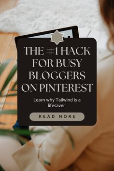 the hack for busy bloggers on pinterest