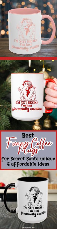 two coffee mugs sitting on top of each other with the words best family coffee for social