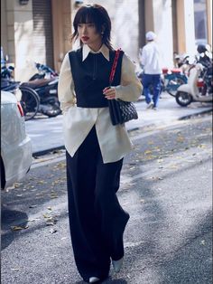 Corporate Outfits For Women, Oversize Outfit, Classic Style Outfits, Corporate Outfits, Professional Wardrobe, Looks Street Style, Looks Black, Outfits For Women, Modest Fashion Outfits