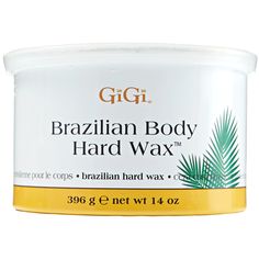 GiGi Brazilian Body Hard Wax meets the demand for thorough hair removal during extreme bikini waxing. GiGi Brazilian Body Hard Wax  |  14 oz. | Sally Beauty Pinterest Design, Wax Strips, Brazilian Waxing, Wax Hair Removal, Body Hair Removal, Sally Beauty, Healthy Oils, Coarse Hair, Unwanted Hair Removal