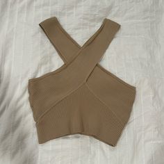 Color: Safari (Tan) 53% Viscose, 45% Nylon, 2% Spandex Welcome! If You Found This Post By Web Search, Join Poshmark And Receive $10 Off Your First Purchase With Code Jcryder8 Or Follow Link: Https://Posh.Mk/Tushnj4keb Cheap Zara Crop Top For Fall, Spring Beige Top With Seamless Construction, Spring Beige Tops With Seamless Construction, Beige Stretch Crop Top For Spring, Fitted Neutral Crop Top For Spring, Brown Crop Top, Crossover Top, Satin Crop Top, Corset Crop Top