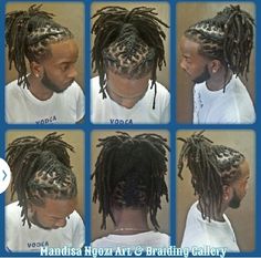 @Necijones Mens Dreadlock Styles, Lock Styles, Loc Nation, Dreadlocks Styles, Dreadlocks Men, Dread Styles, Curly Hair Fade, Hype Hair