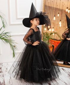 Witch Costume for Girls, Sweet Witch Dress - Etsy Türkiye