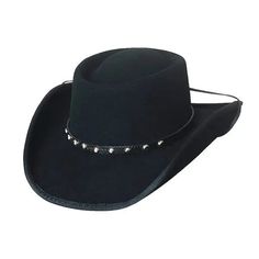 Bullhide Unchained - Wool Felt Cowboy Hat - Hatcountry Black High Crown Top Hat For Western-themed Events, Brimmed Black Hats And Headpieces For Western-themed Events, Brimmed Black Costume Hat For Western-themed Events, Western Black Costume Hat For Rodeo, Black Western Top Hat With Flat Crown, Black Short Brim Hat For Western-themed Events, Western Black Costume Hats And Headpieces For Rodeo, Black Country Style Top Hat For Western-themed Events, Black Flat Crown Hat For Western-themed Events