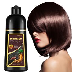 PRICES MAY VARY. 【Instant Hair Color Shampoo】No need to mix in advance and hassle-free to dye hair at home, super easy and quick to apply. Wear the gloves in the package, apply cherry brown hair dye shampoo on DYR hair, rub it evenly for 5-10 minutes,and hold it on for 10-15 minutes, then rinse. You can have natural cherry brown hair immediately. MUST READ:Cherry brown color shampoo is NOT designed to cover gray hair. If you need 100% gray hair coverage, please make sure to choose Black,Dark Bro Cherry Brown Hair Color, Brown Hair Dye Colors, Cherry Brown Hair, Gray Hair Coverage, Cover Gray Hair, Natural Brown Hair, Hair Dye Shampoo, Grey Hair Coverage, Cherry Brown