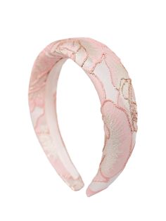 Headband Elina Rose is made with a delicate brocade ribbon to the touch will make your image incomparably radiant. Wearing it is incredibly pleasant and comfortable due to the smooth satin ribbon and the thin bezel, which fits snugly to the head and guarantees a luxurious look throughout the day. Wear it separately, or combine it with another headband to create a more refined and bright image. Size:Width - 4 cmLength - 41 cm Color: Pink & Gold Materials:We pay special attention to the selection Gift For Bride And Groom, Engraved Glassware, Sister Wedding Gift, Rebecca Black, Designer Headbands, Pink Headband, Expensive Jewelry Luxury, Pink Headbands, Gold Headband