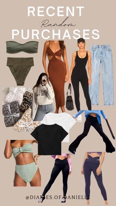 Click the photo to shop! // Olive green bikini, cut out dress, onesie outfit, unitard outfit, high rise denim jeans, graphic hooded sweatshirt, athleisure outfits, comfy outfits, loungewear outfits, flare leggings, cross over leggings, black leggings, Asos, Lulu's, Abercrombie & Fitch, Ford & Wyatt, Revolve, Free People, recent purchases, spring outfits, summer outfits, fall outfits, winter outfits, swimwear, vacation outfits High Rise Denim Jeans, Comfy Casual Outfits, Loungewear Outfits, Flare Leggings, Athleisure Outfits, Neutral Outfit, Vacation Outfits, Mom Style