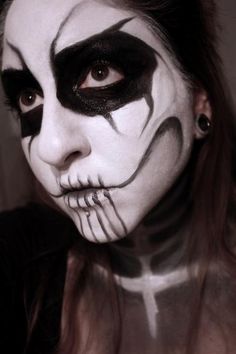 Corpse paint 2.0 by SigrunHectorsdottir on DeviantArt Black Metal Fashion, Sfx Ideas, Trad Goth Makeup, Metal Makeup, Corpse Paint, Black Metal Girl, Paint Metal, Dark And Twisty, Trad Goth