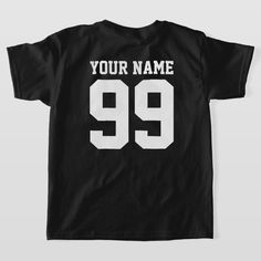 Personalised Football Soccer Name Number Boy Girl Kid Girl Kid, Personalized Football, Football Soccer, Personalized T Shirts, Boy Girl, Girls Tshirts, Kid Shoes, Soccer, Kids Outfits