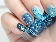 Review Missha The Style nail polish Gem Stone Aquamarine Gem Stone, Ombre Nails, Fashion Nails, Aquamarine, Nail Polish, Gems, Gemstones, Nails