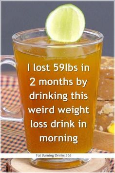 Healthy Natural Drink To Reduce Weight Every Day! #slim #weightlossdrinks #lostweight Healthy Drink, Makanan Diet, Reduce Body Fat, Healthy Smoothie