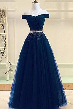 Prom Dresses Long Cheap, Blue Tulle Prom Dress, Burgundy Homecoming Dress, Burgundy Prom, V Neck Prom Dresses, Dark Blue Dress, Floor Length Prom Dresses, Cheap Evening Dresses, Sweetheart Prom Dress