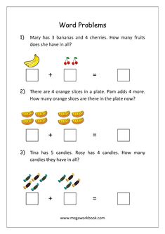 the worksheet for adding and subming words to numbers