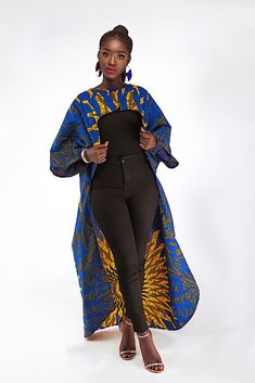 Ankara Kimono Style, Kimono Styles, Ankara Kimono, African Print Dress Ankara, African Accessories, Latest Ankara, Latest Ankara Styles, African Inspired Clothing, African Fashion Traditional