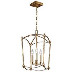 Generation Lighting Thayer 12" Wide Gold Mini Chandelier - #65K61 | Lamps Plus